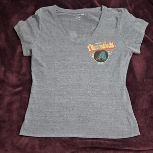 Arizona Diamondbacks Gray V-Neck T-Shirt